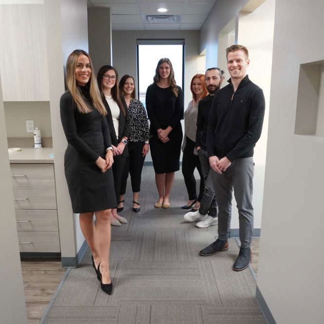 Northeast Lincoln Family Dentistry team photo.
